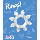 Прозрачное эрекционное кольцо Rings Gear - Lola Games - в Коломне купить с доставкой