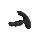 Черный силиконовый стимулятор простаты Levett Nitoc с пультом ДУ - Levett - в Коломне купить с доставкой