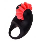 Чёрно-красное эрекционное виброкольцо Erotist - Erotist Adult Toys - в Коломне купить с доставкой