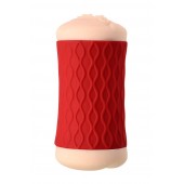 Двухсторонний мастурбатор JOS  NADIN в красном цилиндре - JOS - в Коломне купить с доставкой