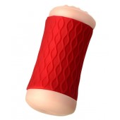 Двухсторонний мастурбатор JOS  NADIN в красном цилиндре - JOS - в Коломне купить с доставкой