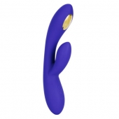 Фиолетовый вибратор с функцией электростимуляции Intimate E-Stimulator Dual Wand - 21,5 см. - California Exotic Novelties - купить с доставкой в Коломне