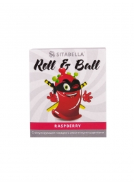 Стимулирующий презерватив-насадка Roll   Ball Raspberry - Sitabella - купить с доставкой в Коломне