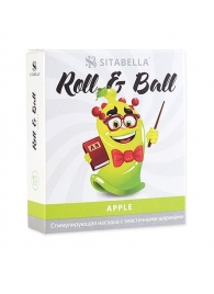 Стимулирующий презерватив-насадка Roll   Ball Apple - Sitabella - купить с доставкой в Коломне