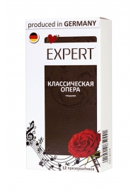 Гладкие презервативы Expert  Классическая опера  - 12 шт. - Expert - купить с доставкой в Коломне