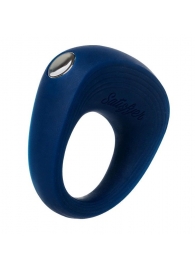 Синее эрекционное кольцо на пенис Satisfyer Ring 2 - Satisfyer - в Коломне купить с доставкой