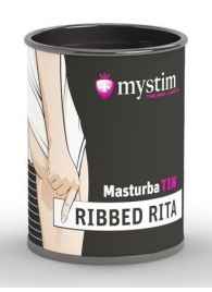 Компактный мастурбатор MasturbaTIN Ribbed Rita - MyStim - в Коломне купить с доставкой