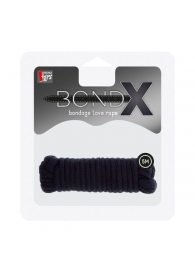 Чёрная веревка для связывания BONDX LOVE ROPE - 5 м. - Dream Toys - купить с доставкой в Коломне