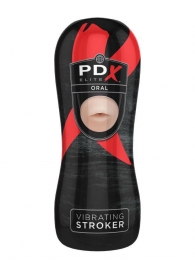 Мастурбатор-ротик Vibrating Oral Stroker - Pipedream - в Коломне купить с доставкой