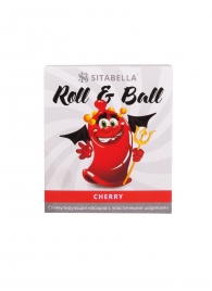 Стимулирующий презерватив-насадка Roll   Ball Cherry - Sitabella - купить с доставкой в Коломне