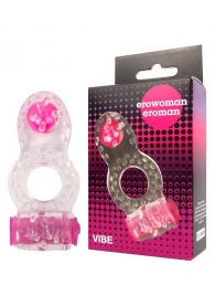 Прозрачное эрекционное кольцо Erowoman-Eroman - Erowoman-Eroman - в Коломне купить с доставкой