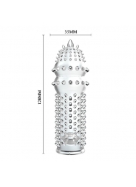 Закрытая прозрачная насадка Crystal sleeve - 14,2 см. - Erowoman-Eroman - в Коломне купить с доставкой