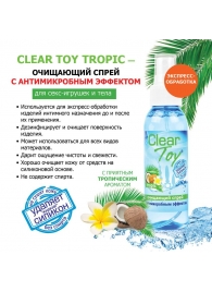 Очищающий спрей для игрушек CLEAR TOY Tropic - 100 мл. - Биоритм - купить с доставкой в Коломне