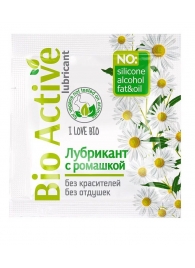 Пробник лубриканта на водной основе Bio Active - 3 гр. - Биоритм - купить с доставкой в Коломне