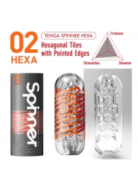 Мастурбатор SPINNER Hexa - Tenga - в Коломне купить с доставкой