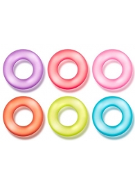 Набор из 6 эрекционных колец King of the Ring - Blush Novelties - в Коломне купить с доставкой