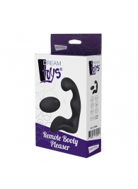 Черный вибромассажер простаты REMOTE BOOTY PLEASER - Dream Toys - в Коломне купить с доставкой