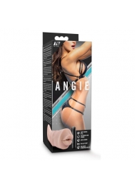 Телесный мастурбатор-ротик Angie - Blush Novelties - в Коломне купить с доставкой