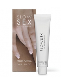 Гель для мастурбации с ароматом кокоса Slow Sex Finger Play Gel - 30 мл. - Bijoux Indiscrets - купить с доставкой в Коломне