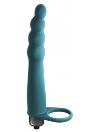 Зеленая вибронасадка для двойного проникновения Bramble - 16,5 см. - Lola Games - купить с доставкой в Коломне