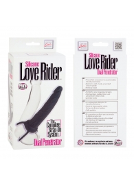 Насадка на пенис Silicone Love Rider Dual Penetrator для двойного проникновения - 14 см. - California Exotic Novelties - в Коломне купить с доставкой