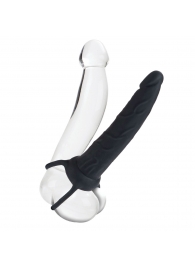 Насадка на пенис Silicone Love Rider Dual Penetrator для двойного проникновения - 14 см. - California Exotic Novelties - в Коломне купить с доставкой