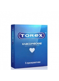 Гладкие презервативы Torex  Классические  - 3 шт. - Torex - купить с доставкой в Коломне