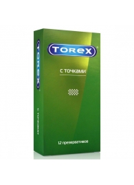 Текстурированные презервативы Torex  С точками  - 12 шт. - Torex - купить с доставкой в Коломне