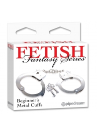 Металлические наручники Beginner s Metal Cuffs - Pipedream - купить с доставкой в Коломне