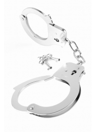 Металлические серебристые наручники Designer Metal Handcuffs - Pipedream - купить с доставкой в Коломне