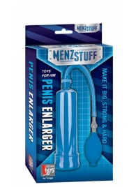 Синяя вакуумная помпа MENZSTUFF PENIS ENLARGER - Dream Toys - в Коломне купить с доставкой