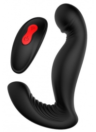 Черный вибромассажер простаты SWIRLING P-PLEASER - Dream Toys - в Коломне купить с доставкой