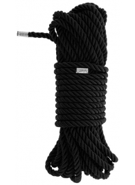 Черная веревка для бондажа BONDAGE ROPE - 10 м. - Dream Toys - купить с доставкой в Коломне