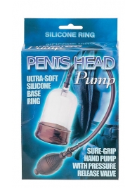 Помпа на головку фаллоса Penis Head Pump - Seven Creations - в Коломне купить с доставкой