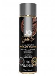 Лубрикант с ароматом шоколада JO GELATO DECADENT DOUBLE CHOCOLATE - 120 мл. - System JO - купить с доставкой в Коломне