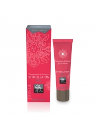 Возбуждающий интимный гель для двоих STIMULATION GEL Pomegranate   Nutmeg - 30 мл. - Shiatsu - купить с доставкой в Коломне