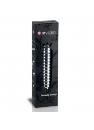 Рельефный фаллос для интенсивного электросекса Groovey George - 20 см. - MyStim - купить с доставкой в Коломне