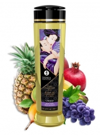 Массажное масло Libido Exotic Fruits с ароматом экзотических фруктов - 240 мл. - Shunga - купить с доставкой в Коломне