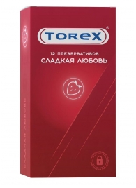 Презервативы Torex  Сладкая любовь  с ароматом клубники - 12 шт. - Torex - купить с доставкой в Коломне