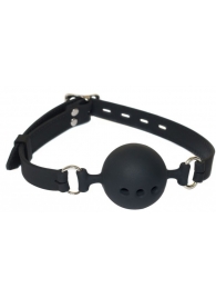 Черный кляп-шарик Charmer M - Lola Games - купить с доставкой в Коломне