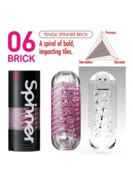 Мастурбатор SPINNER Brick - Tenga - в Коломне купить с доставкой