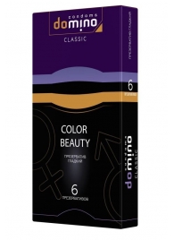 Разноцветные презервативы DOMINO Colour Beauty - 6 шт. - Domino - купить с доставкой в Коломне