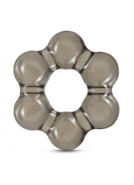 Дымчатое эрекционное кольцо Stay Hard Thick Bead Cock Ring - Blush Novelties - в Коломне купить с доставкой
