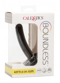 Черный анальный стимулятор Boundless 4.5” Slim Probe - 11,5 см. - California Exotic Novelties - купить с доставкой в Коломне