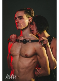 Черный кляп Love Addict на замочке - Lola Games - купить с доставкой в Коломне