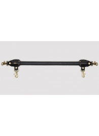 Черная распорка для ног Bound to You Faux Leather Spreader Bar - 50,8 см. - Fifty Shades of Grey - купить с доставкой в Коломне