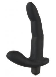 Черный вибромассажер простаты Naughty Finger Prostate Vibe - 13,8 см. - Orion - в Коломне купить с доставкой