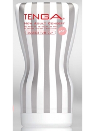 Мастурбатор TENGA Squeeze Tube Cup Soft - Tenga - в Коломне купить с доставкой