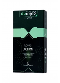 Презервативы с пролонгирующим эффектом DOMINO Classic Long action - 6 шт. - Domino - купить с доставкой в Коломне