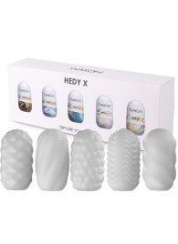 Набор из 5 мастурбаторов Hedy X5 Mixed - Svakom - в Коломне купить с доставкой